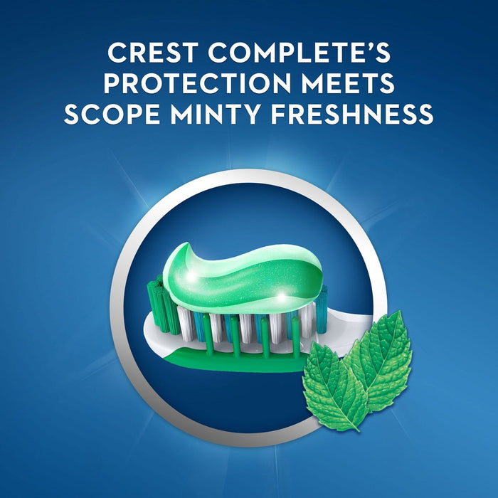Crest + Scope Complete Whitening Toothpaste Minty Fresh - 5.4oz/3pk
