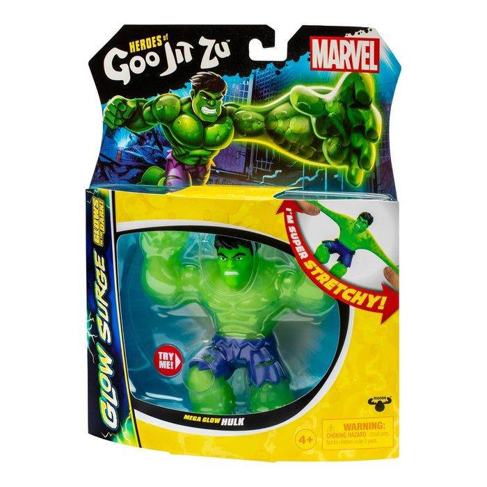 Heroes of Goo Jit Zu Marvel Hulk Glow Surge Figure