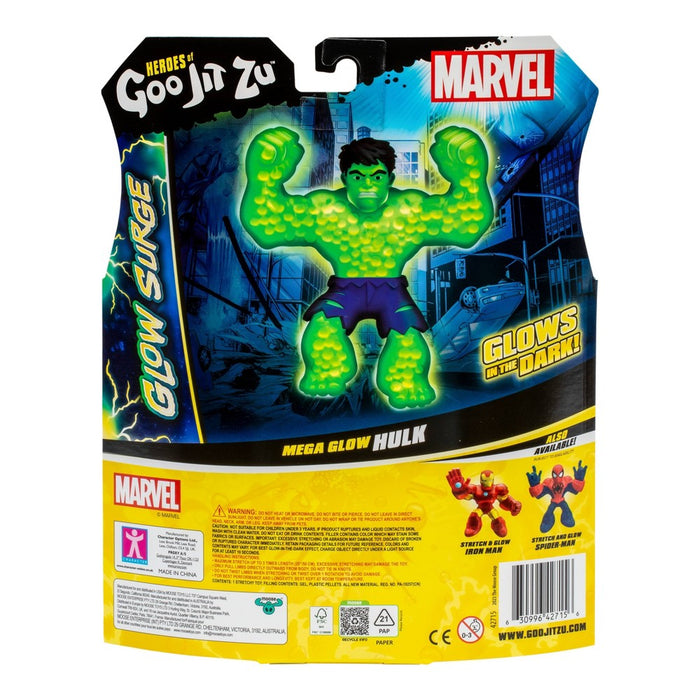 Heroes of Goo Jit Zu Marvel Hulk Glow Surge Figure