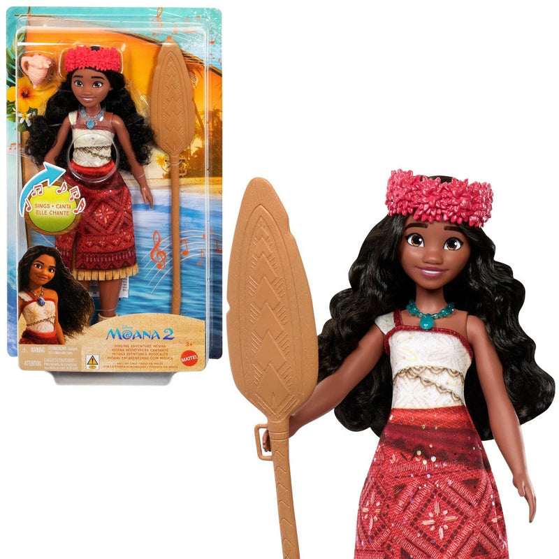 Disney Moana 2 10" Singing Adventure Moana Sings We are Back in English Doll