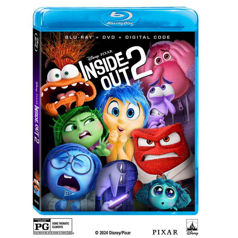 Inside Out 2 (Blu-ray + DVD + Digital) *ADD 3 TO YOUR CART & 1 IS FREE!*