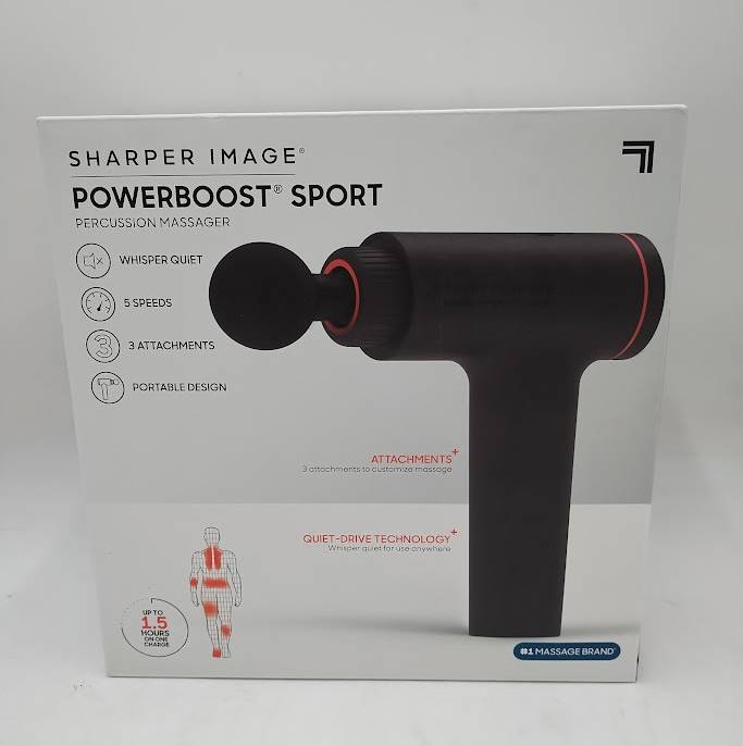 Sharper Image Powerboost Sport Percussion Handheld Massager