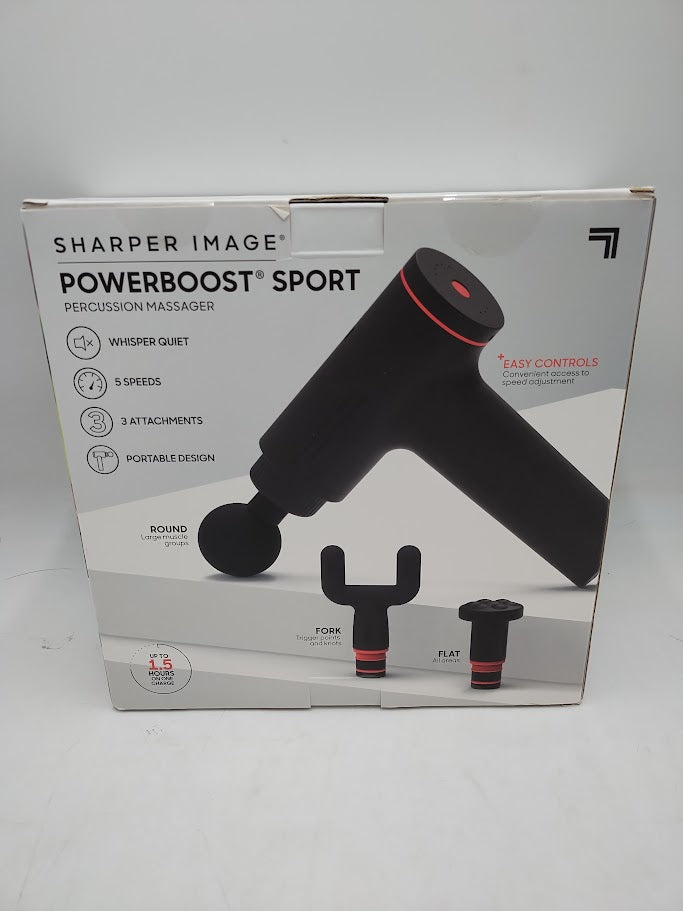 Sharper Image Powerboost Sport Percussion Handheld Massager
