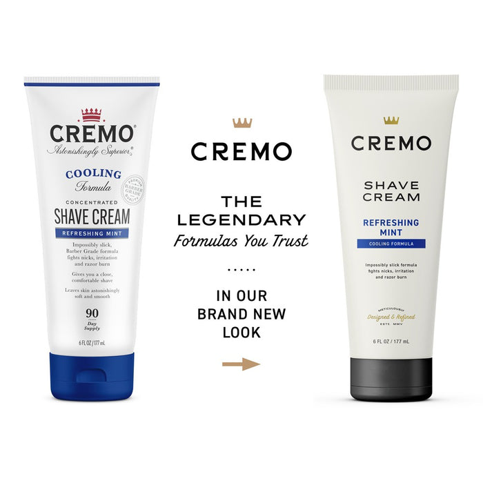 Cremo Cooling Shave Cream - 6 fl oz