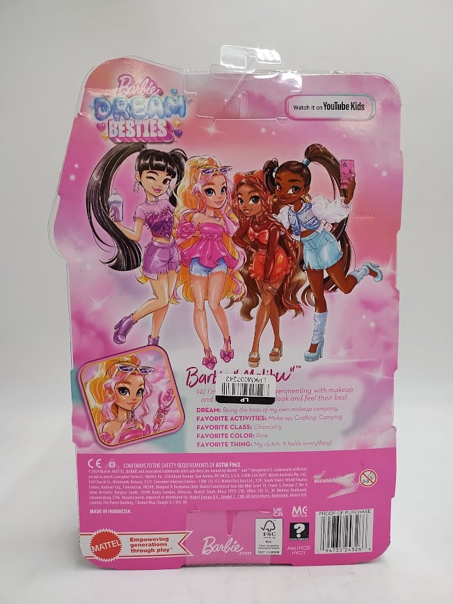 Barbie Dream Besties Malibu Fashion Doll Blonde Hair/Blue Eyes