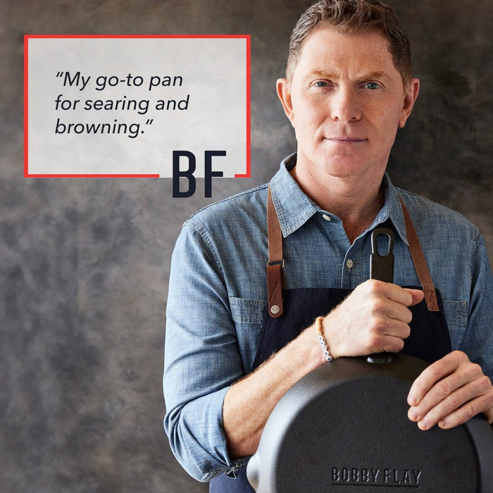 Bobby Flay 10" Cast Iron Skillet