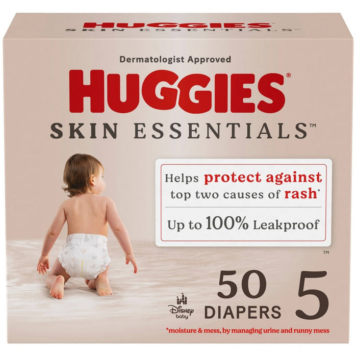 Huggies Skin Essentials Diapers Super Pack - Size 5 - 50ct