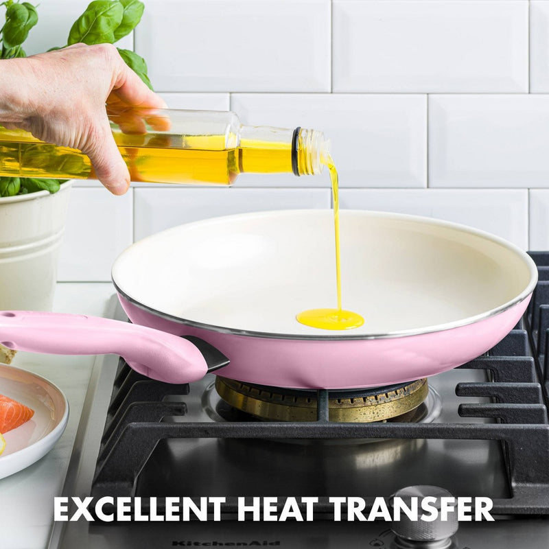 GreenPan Rio 16pc Ceramic Nonstick Cookware Set Blush (LOCAL PICKUP ONLY)