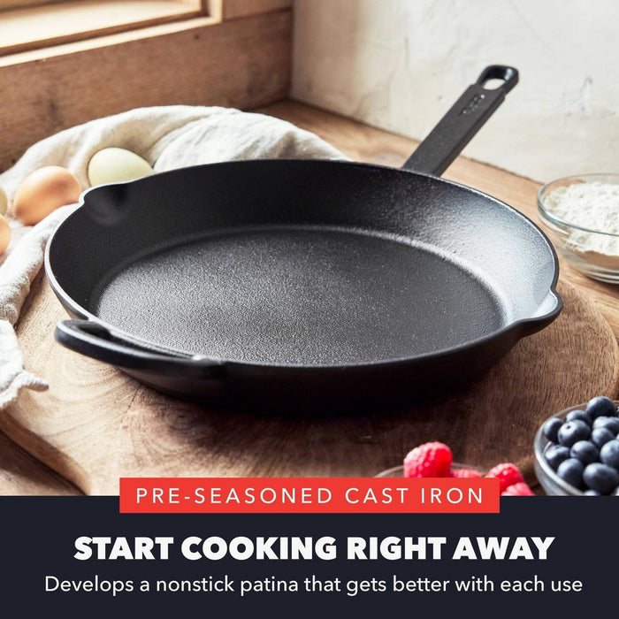 Bobby Flay 12" Cast Iron Skillet