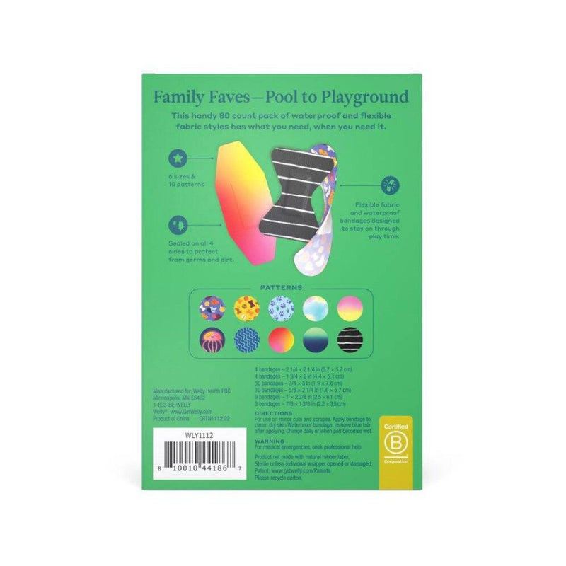 Welly Variety Pack Bandages - 80ct