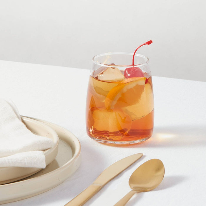11oz 6pk Glass Cranston Double Old Fashion Glasses - Threshold