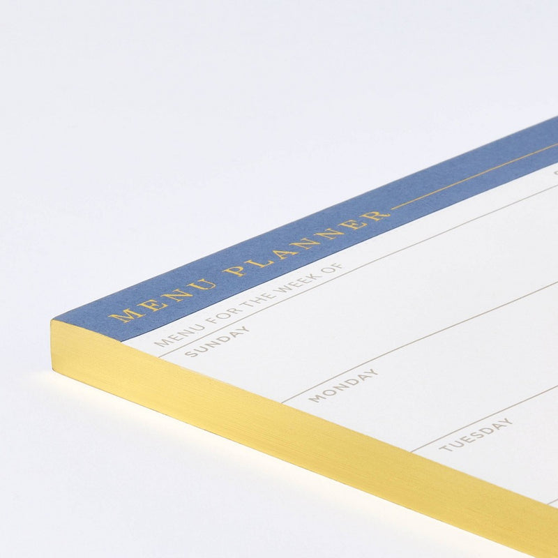 52 Page Special Rule Undated Weekly Menu Planner Blue Top - Threshold