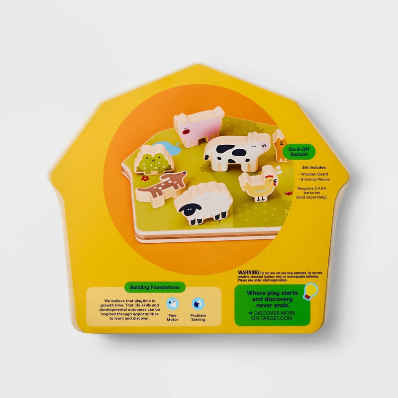Barnyard Sounds Chunky Puzzle Set - 9pc - Gigglescape