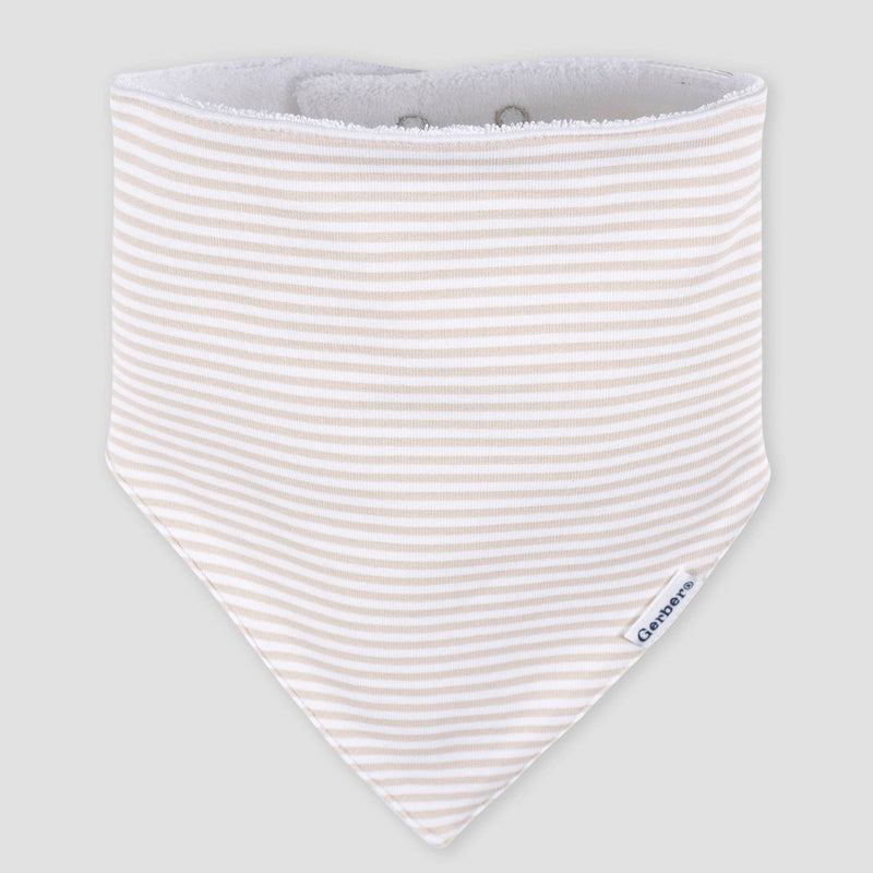 Gerber Baby 5pk Bandana Bib - White