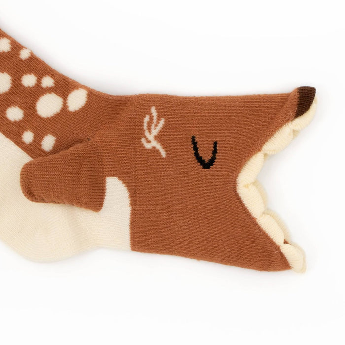 Kids' Novelty Sock Reindeer Brown - Bullseye's Playground