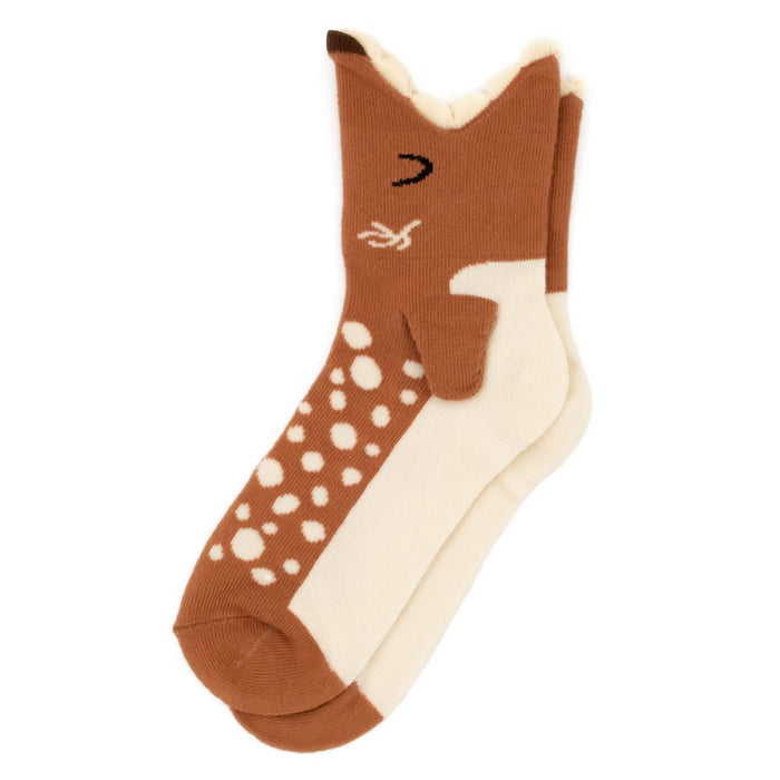 Kids' Novelty Sock Reindeer Brown - Bullseye's Playground