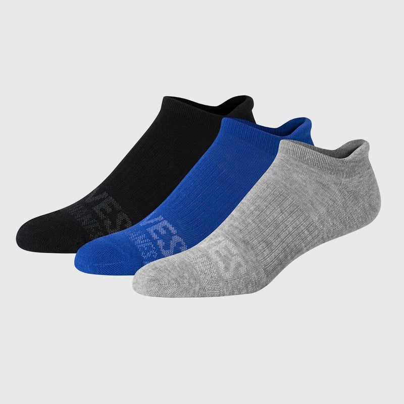Hanes Moves Premium Men's Breathable Mesh Socks 3pk - Blue 6-12