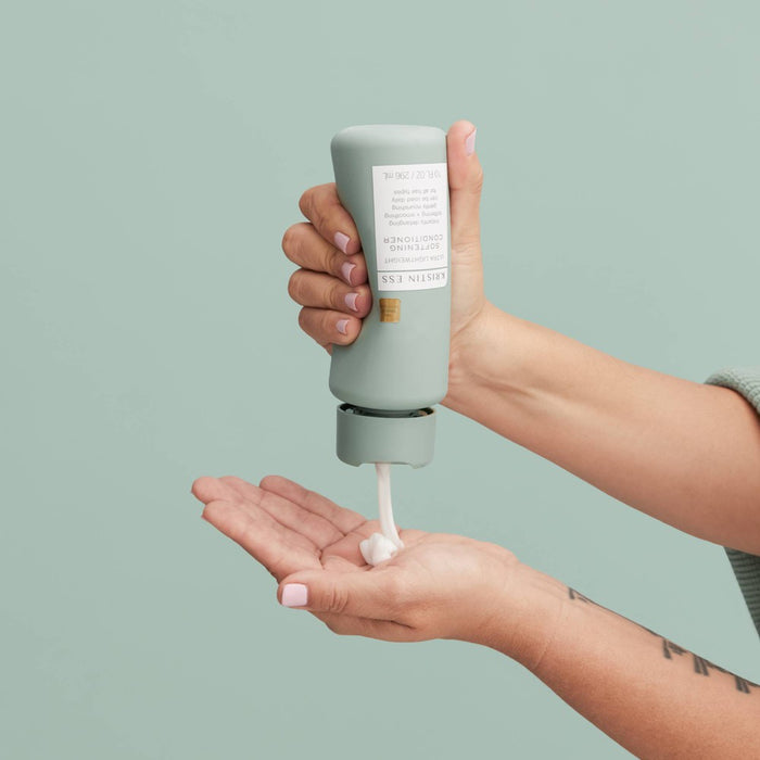 Kristin Ess Softening Sulfate Free Conditioner - Moisturizing + Detangling Conditioner for Frizzy Hair - 10 fl oz