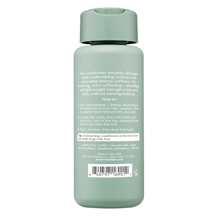 Kristin Ess Softening Sulfate Free Conditioner - Moisturizing + Detangling Conditioner for Frizzy Hair - 10 fl oz