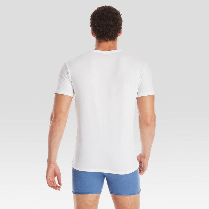 Hanes Premium Men's Short Sleeve Crewneck T-Shirt 5pk - White S
