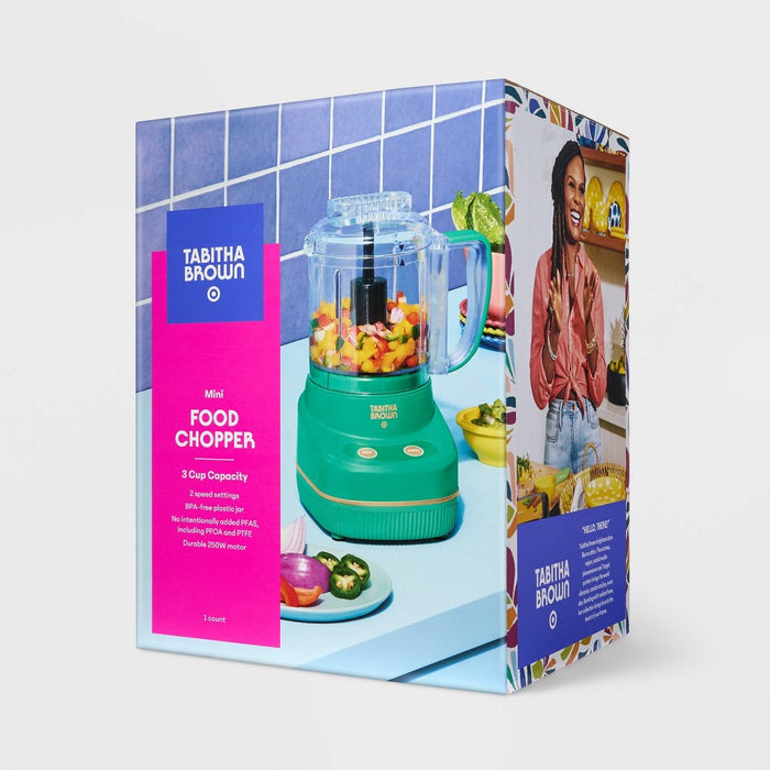 3 cup Mini Chopper - Tabitha Brown For Target
