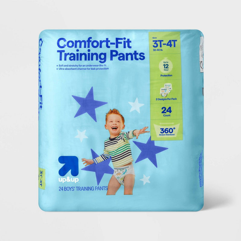 Boys' Disposable Training Pants - 3T-4T - 24ct - up&up