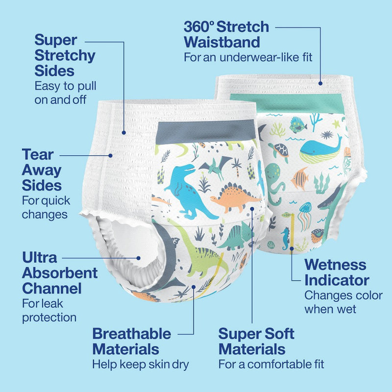 Boys' Disposable Training Pants - 3T-4T - 24ct - up&up