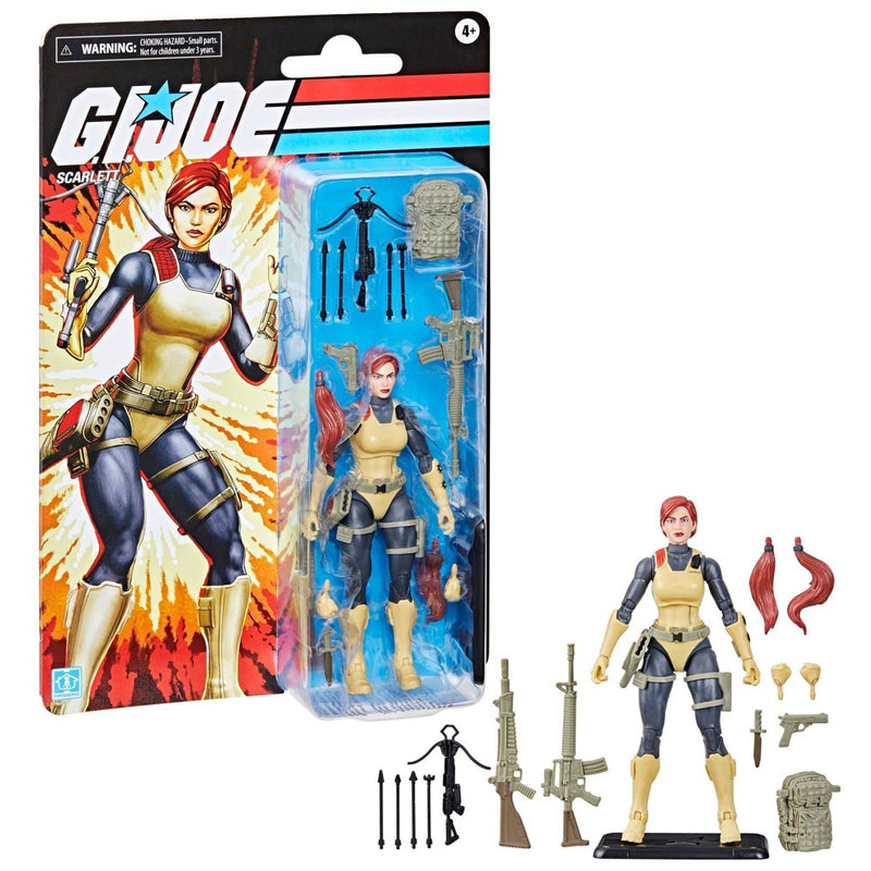 G.I. Joe Scarlett Retro Action Figure