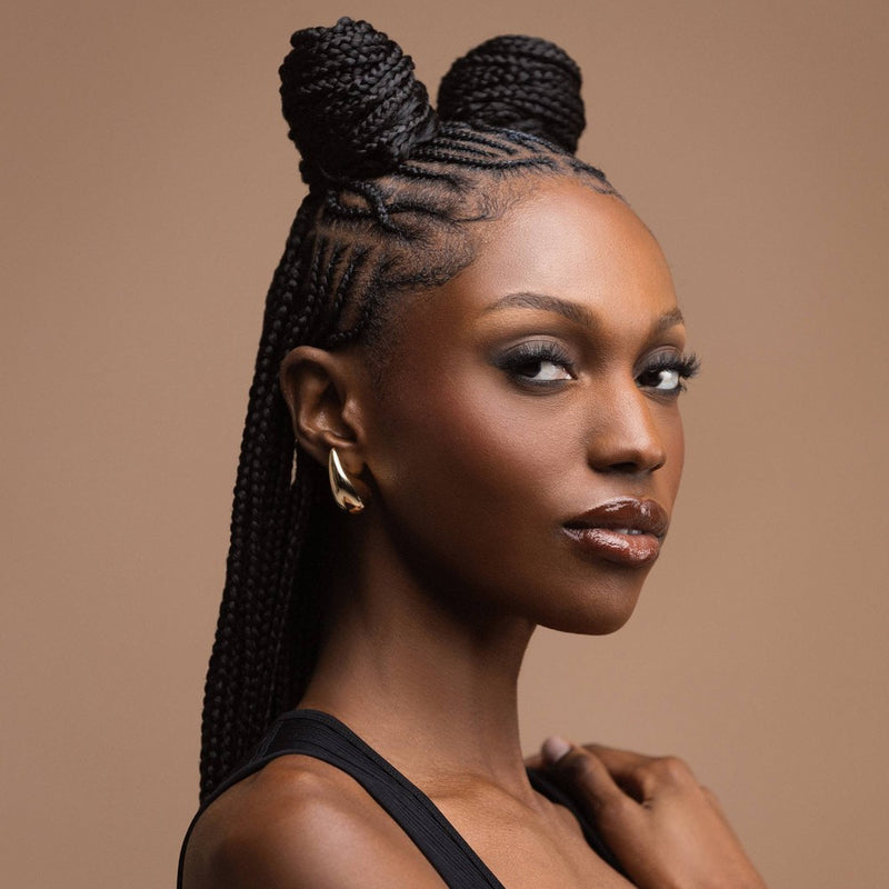 Aunt Jackie's Curls & Coils Biotin + Honey Ready, Set, Hold Braid Setting Foam with Extra Firm Hold - 8.5 fl oz