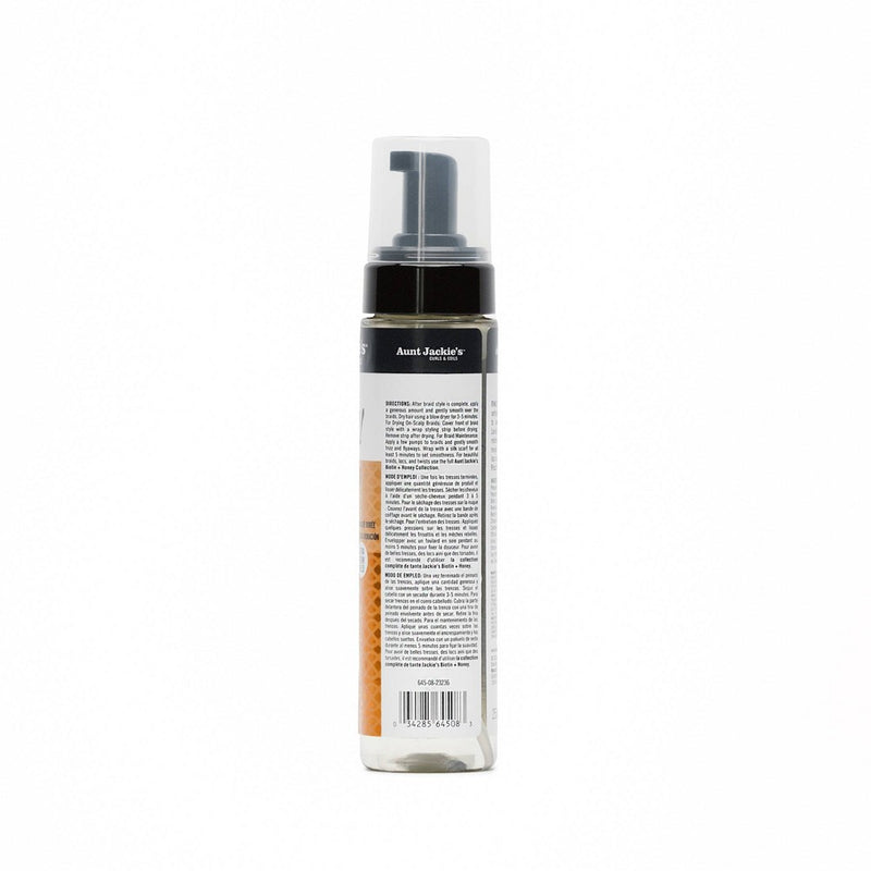 Aunt Jackie's Curls & Coils Biotin + Honey Ready, Set, Hold Braid Setting Foam with Extra Firm Hold - 8.5 fl oz