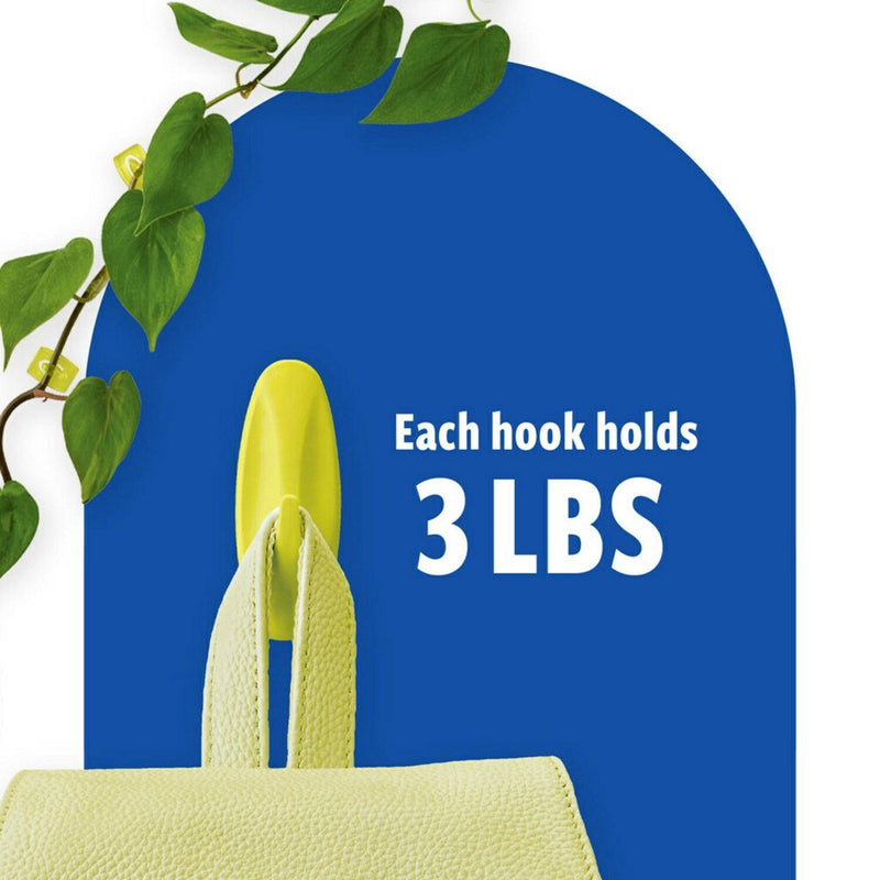 Command Medium Designer Hook, Citron, 2 Hook, 4 Strip