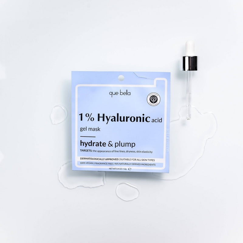 Que Bella 1% Hyaluronic Acid Gel Face Mask - 0.4oz