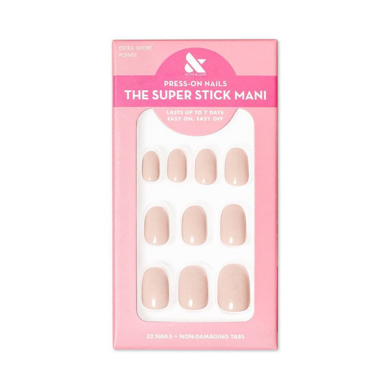 Olive & June Fake Nails - XS Round - Pointe - 32ct