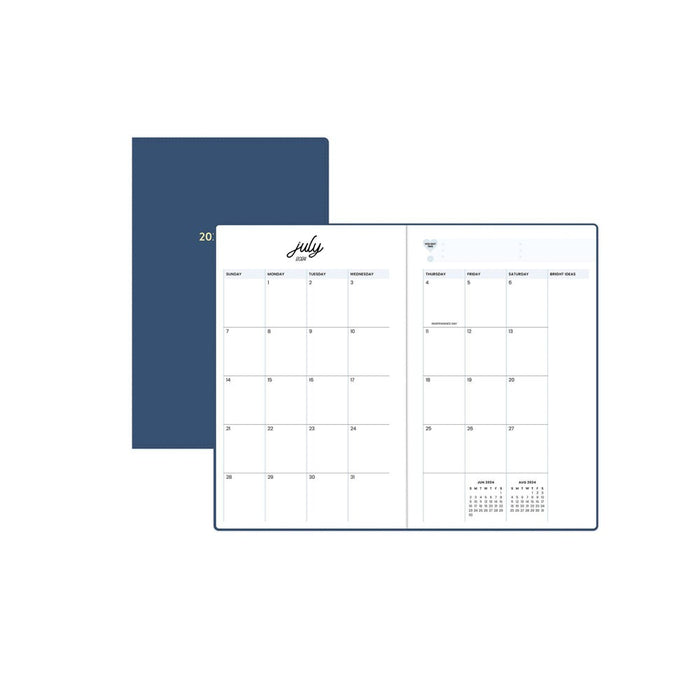 Color Me Courtney for Blue Sky 2024-25 Weekly/Monthly Planner 8"x5" Navy
