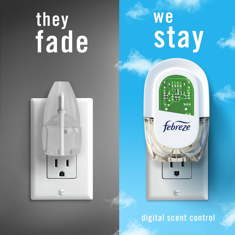 3 PACK MISSING 1Febreze Plug Quadruple Air Freshener Refills Linen & Sky - 3.48 fl oz/4pk