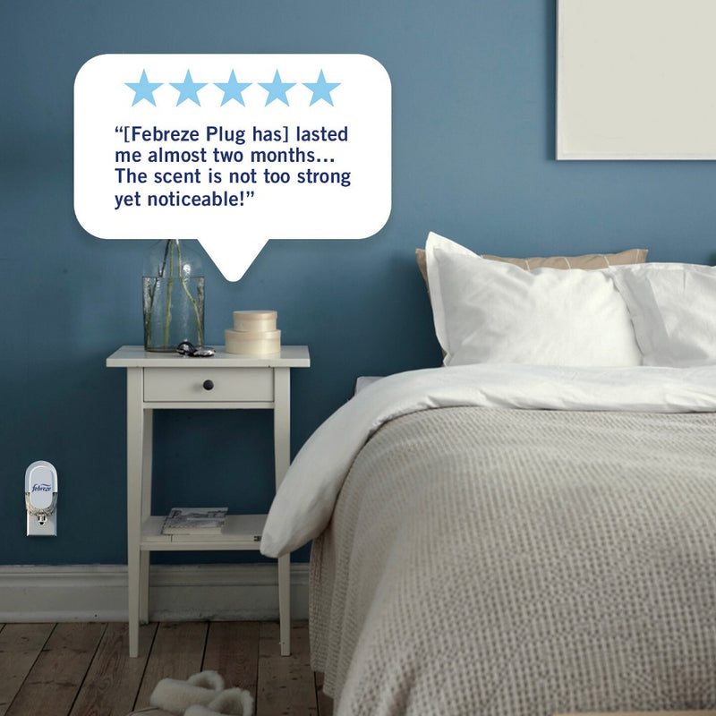 Febreze Plug Quadruple Air Freshener Refills Linen & Sky - 3.48 fl oz/4pk
