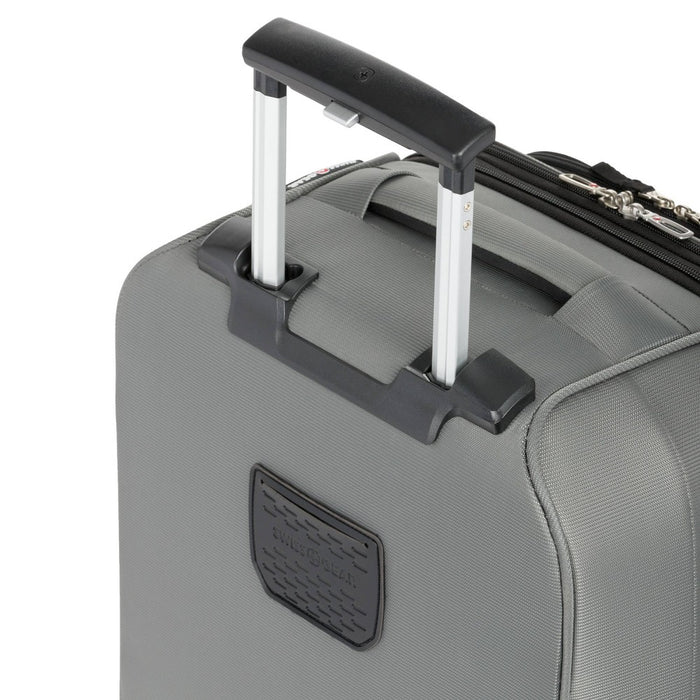 SWISSGEAR Zurich Softside Carry On Spinner Suitcase - Iron Gray