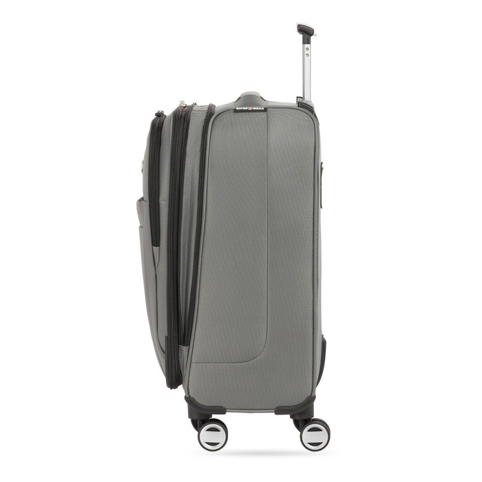 SWISSGEAR Zurich Softside Carry On Spinner Suitcase - Iron Gray