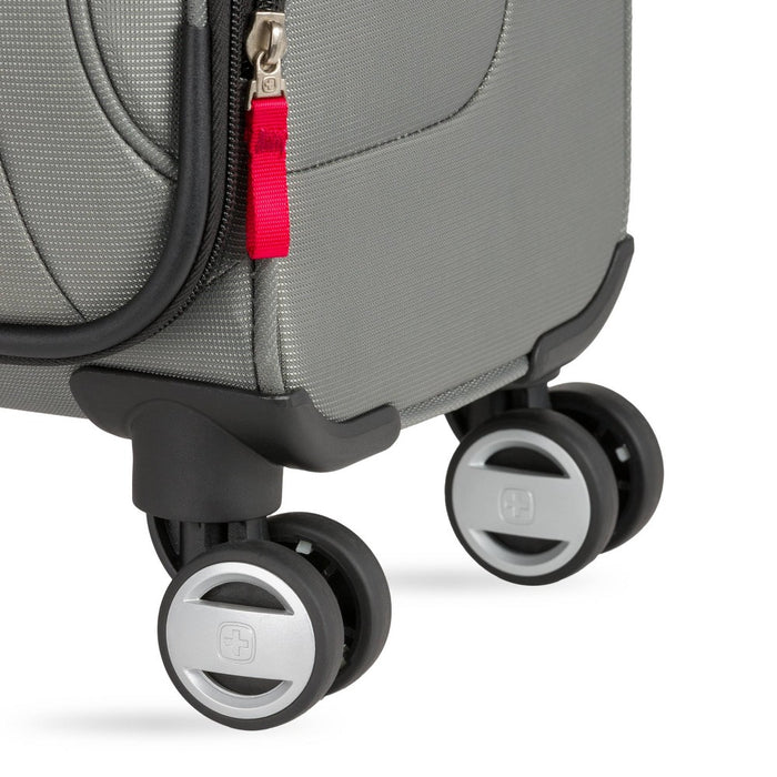 SWISSGEAR Zurich Softside Carry On Spinner Suitcase - Iron Gray