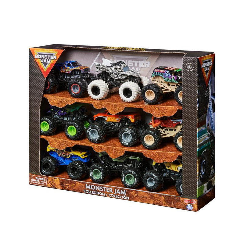 Monster Jam 1:64 Scale Monster Truck Diecast 9pk