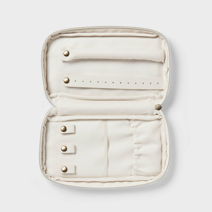 Foldable Jewelry Accessory Organizer Ivory - Brightroom