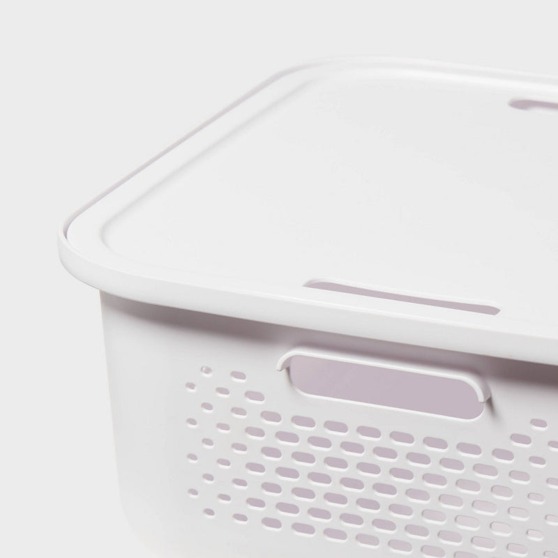 Decorative Plastic Lid White - Brightroom