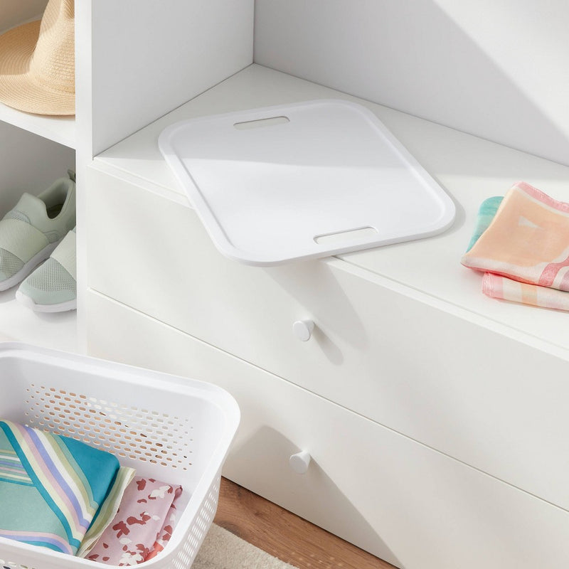 Decorative Plastic Lid White - Brightroom