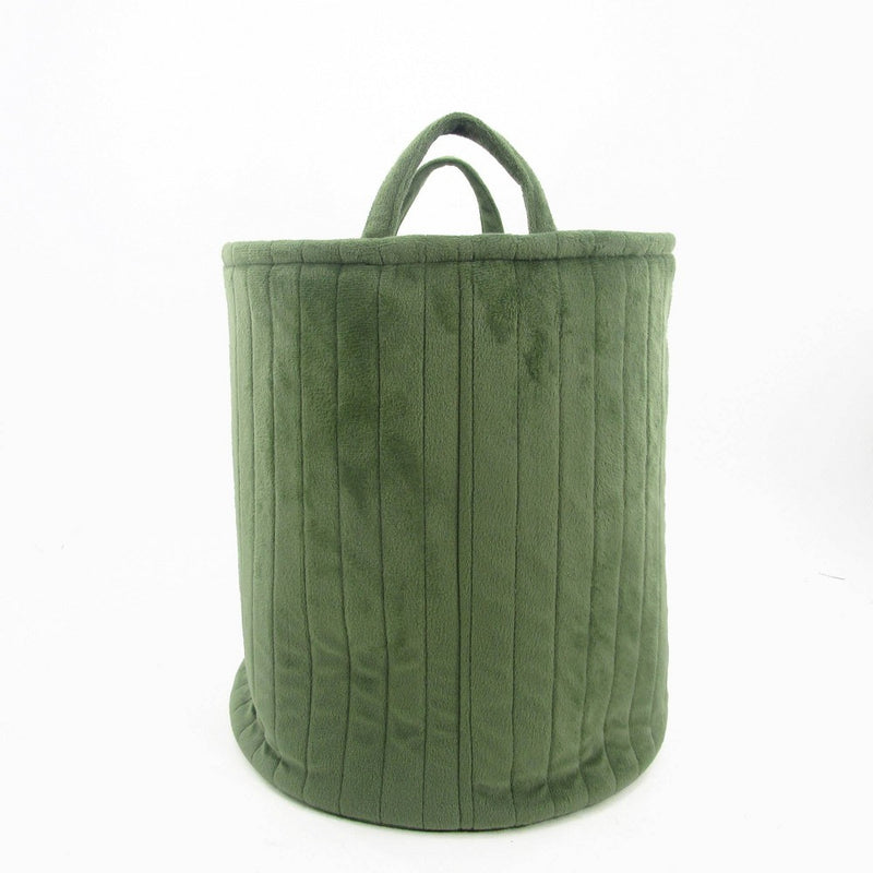 Large Velvet Bin Green - Bullseye's Playground