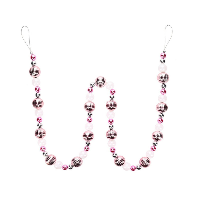 72" Ornament Garland Pink - Bullseye's Playground (LOCAL PICKUP ONLY)