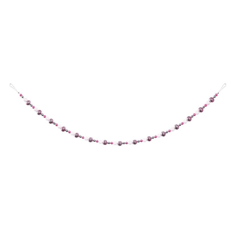 72" Ornament Garland Pink - Bullseye's Playground (LOCAL PICKUP ONLY)