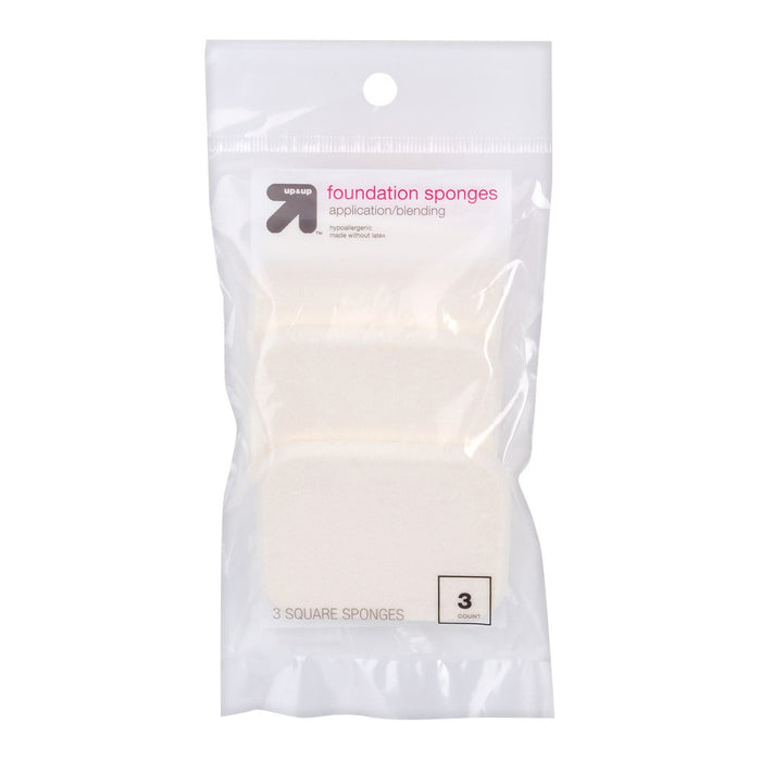 Square Foundation Sponge - 3ct - up&up