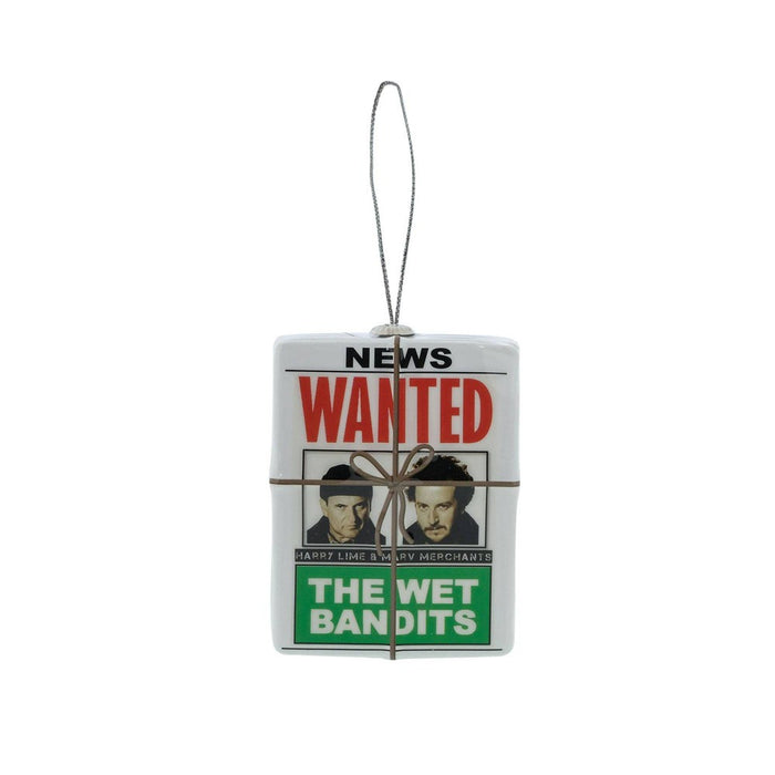 Home Alone The Wet Bandits Newspaper Decoupage Christmas Tree Ornament: Durable, Indoor Use, Festive Decor