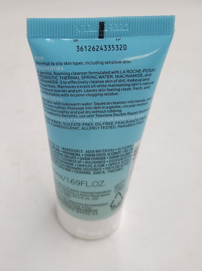 La Roche Posay Toleriane Purifying Foaming Face Cleanser - 1.69 fl oz