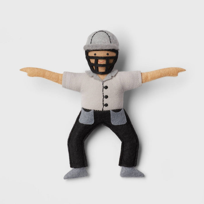 Fabric Baseball Umpire Christmas Tree Ornament - Wondershop